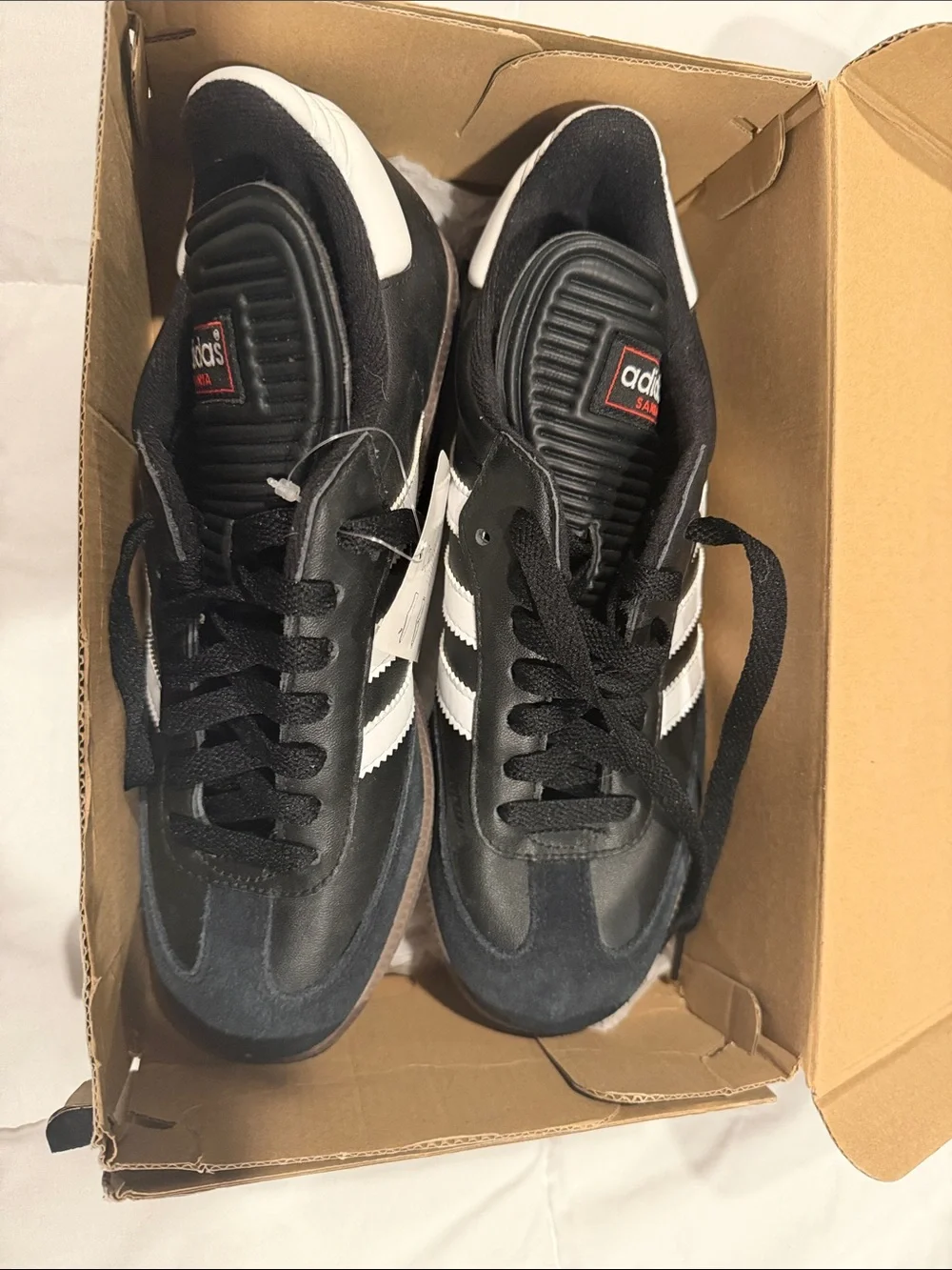 adidas Black and White Samba classics men